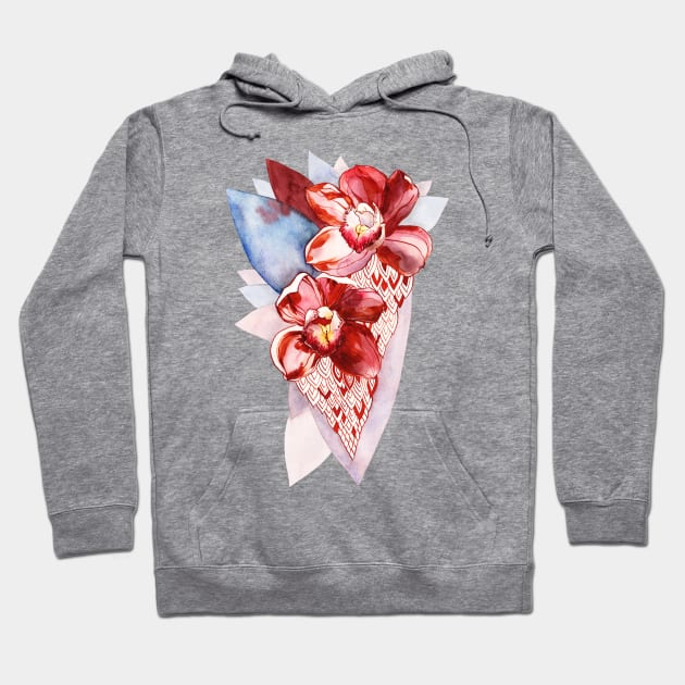 Orchids Hoodie by Alla_LSK